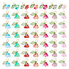  56Pcs 7 Colors Glass & Acrylic Charms FIND-TA0002-90-11