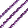 Iron Rhinestone Glass Cup Chain CH-U001-01Y-2