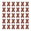 Opaque Acrylic European Beads OACR-TAC0019-006X-2