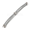 Adjustable Round Polyester Braided Cord Bracelet Making FIND-G117-01P-03-3