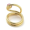 Brass Wire Wrap Finger Ring RJEW-Q804-03G-3