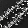 Transparent Glass Beads Strands GLAA-WH0039-48A-1