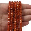 Natural Banded Agate Beads Strands G-D344-A34-02-2