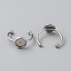 Stainless Steel Ring Components STAS-WH0029-98B-P-2