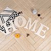Letter HOME Unfinished Wood Blank Cutouts DIY-X0294-10-5
