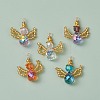 Glass Seed Beaded Pendants PALLOY-MZ00354-1