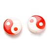 Printed Natural Freshwater Shell Beads SHEL-R129-07A-02-2