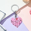 Valentine's Day Acrylic Keychain KEYC-YW00020-06-2