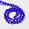 Imitate Austrian Crystal Bicone Glass Beads Strands LS-GLAA-F029-4x4mm-06-2
