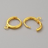 Brass Hoop Earring Findings FIND-WH0110-802C-G-1