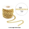 5M Aluminium Twisted Curb Chains CHA-YW0001-08G-3
