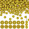 200Pcs Pave Disco Ball Beads RB-PA0001-11E-1
