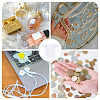 10Pcs Brocade Good Luck Fortune Drawstring Gift Blessing Bags PAAG-TADJ0001-01A-7