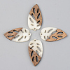 Opaque Resin & Walnut Wood Pendants LS-RESI-S389-048A-C04-1