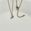 304 Stainless Steel Letter Pendant Necklaces NJEW-WH0027-04A-G-NR-1
