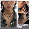 Alloy Enamel Pendants ENAM-CJC0021-01-8