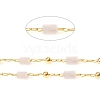 Handmade Natural Rose Quartz Beaded Chains CHC-E021-01D-1