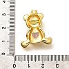 Rack Plating Brass Micro Pave Cubic Zirconia Pendants KK-L226-006G-05-3