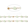 Dyed Natural Jade Round Beaded Chain CHS-C006-01E-2