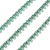 Iron Rhinestone Glass Cup Chain CH-U001-01I-2