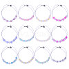 12Pcs Glass Seed Beads Locking Stitch Markers HJEW-CA00013-1