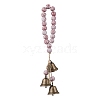 3Pcs Brass Bell Key Pendant Decorations HJEW-JM04230-3