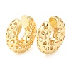 Brass Hollow Round Cuff Earrings EJEW-K251-07G-1