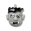 Halloween Opaque Resin Pendants RESI-B011-06-2