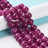 Dyed Natural Malaysia Jade Beads Strands G-G021-02C-03-2