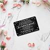 Rectangle 201 Stainless Steel Custom Blank Thermal Transfer Wallet Card DIY-WH0252-014-5