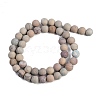 Natural Aqua Terra Jasper Beads Strands G-N0128-48F-8mm-8