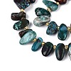 Natural Chrysocolla Beads Strands G-Z091-A46-3