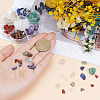 7 Styles Natural Amethyst & Gold Rutilated Quartz & Tiger Eye & Red Jasper & Lapis Lazuli & Green Aventurine & Quartz Crystal Chip Beads Sets G-PA0001-96-3