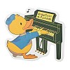 50Pcs Cute Yellow Duck Stickers AJEW-R002-08A-4