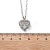 304 Stainless Steel Necklaces for Women NJEW-R015-03P-5