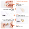 Fingerinspire 6Pcs 3 Style Glitter Hotfix Rhinestone(Hot Melt Adhesive On The Back) AJEW-FG0003-69-3