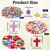 600Pcs 3 Styles Opaque Acrylic Beads SACR-PA0001-12-2