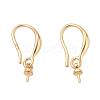 9 Pairs 3 Colors Brass Earring Hooks sgKK-ZZ0001-02-3