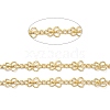 Rack Plating Brass Butterfly Link Chains CHC-C005-11G-2