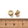 Brass Micro Pave Cubic Zirconia Beads KK-K378-62G-2