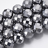 Terahertz Stone Beads Strands G-R462-040B-1