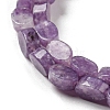 Natural Lepidolite/Purple Mica Stone Beads Strands G-M420-H12-03-4