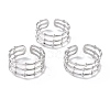 Tarnish Resistant 304 Stainless Steel Finger Rings RJEW-L102-12P-1