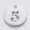 Non-Tarnish 304 Stainless Steel Pendants STAS-F233-05-P-1