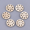 2-Hole Wood Buttons X-WOOD-S053-28-1