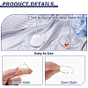 200pcs 316 Surgical Stainless Steel Hoop Earring Findings STAS-HS0001-26E-4