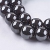 Magnetic Synthetic Hematite Beads Strands X-G-Q893-10mm-3