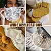 Wooden Square Frame Crochet Ruler DIY-WH0536-008-6