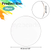 Fingerinspire 30Pcs Transparent Circle DIY-FG0003-41-2
