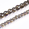 Electroplate Transparent Glass Beads Strands LS-GLAA-T032-T4mm-AB02-4